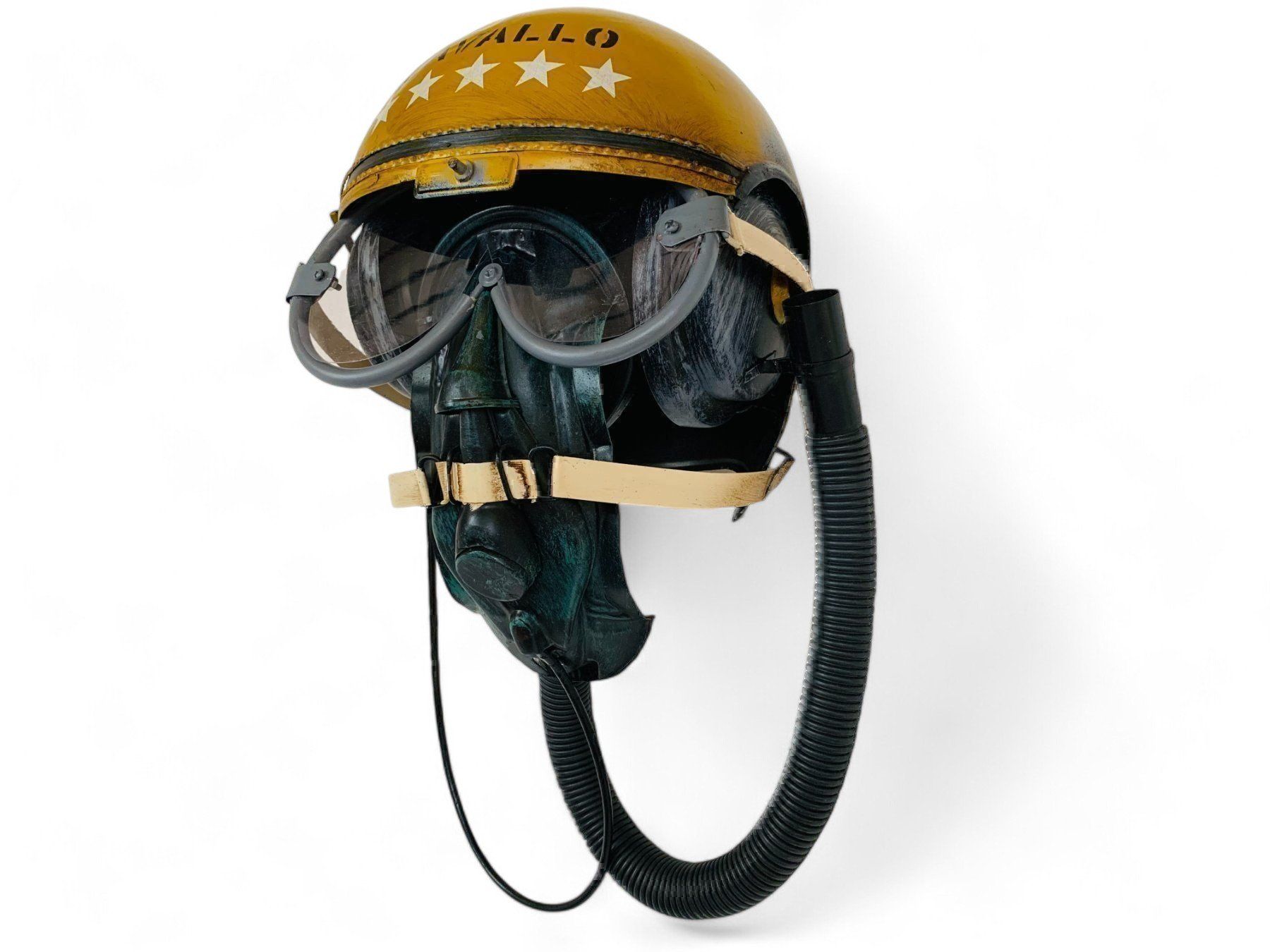 Statuette: Modellbau HANDMADE Pilotenhelm 37cm XXL – Nuovo e nell'imballaggio originale da Bergdietikon venduto da shopAgent 3