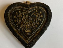 Vintage Wachsmodel Herz Liebe