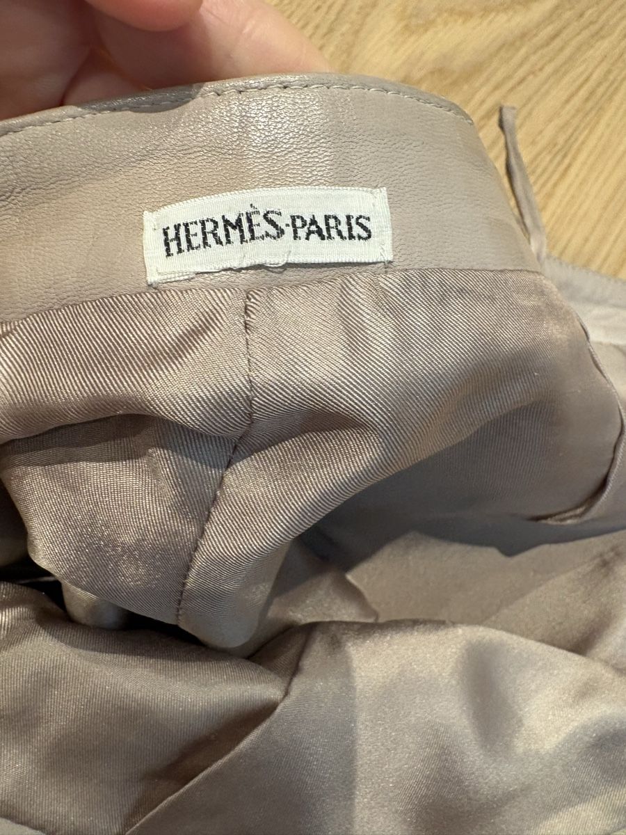 Hermès Pantaloni: Hermes leather pants size 36 – Usato da St. Gallen venduto da ott_f827 6