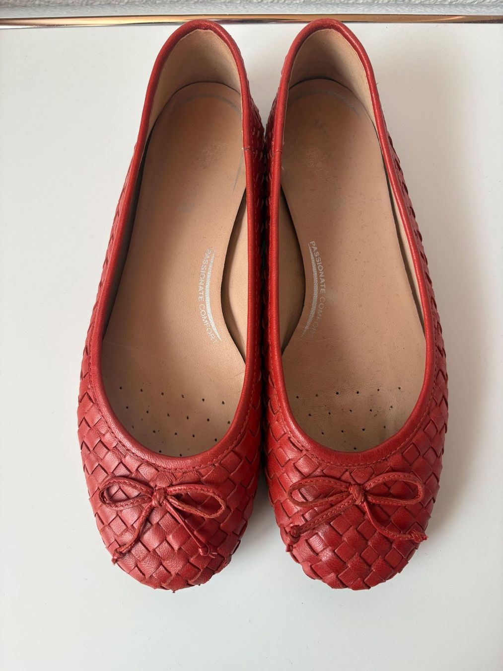 Tamaris Damenschuhe: Ballerina Tamaris orange – Gebraucht aus Hettlingen von memest