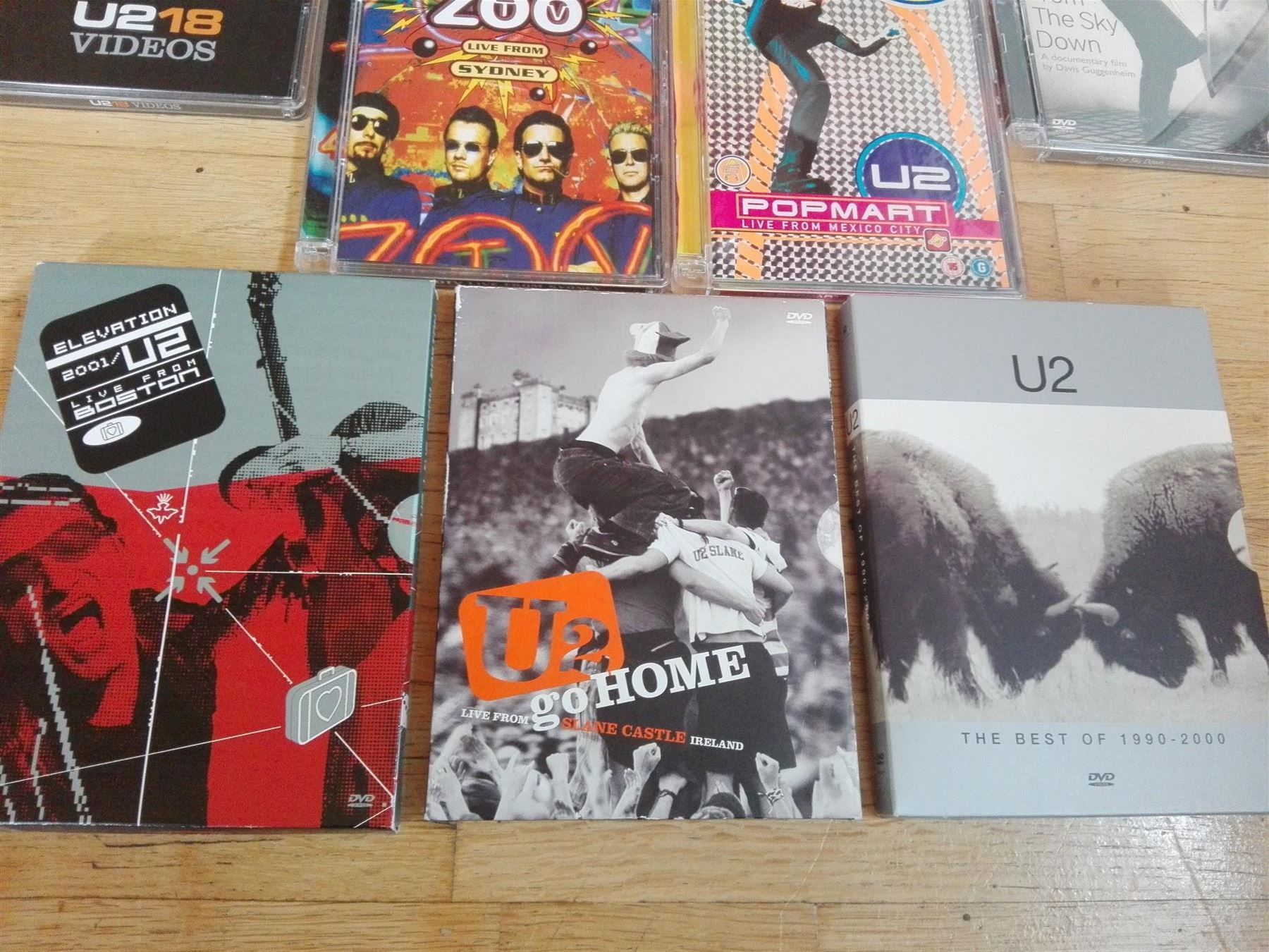 Tutti i DVDs: 9x (U2)  - DVD's (Packet) – Usato da St.Galllen venduto da elkaphone 3