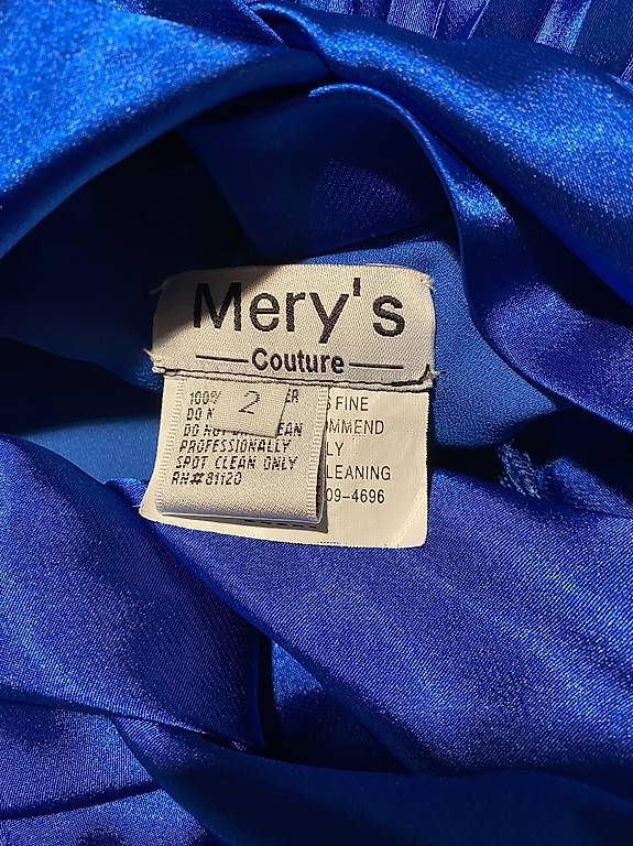Vestiti: Abendkleid Royalblau – Usato da Hägendorf venduto da Maria-Isabel01 4