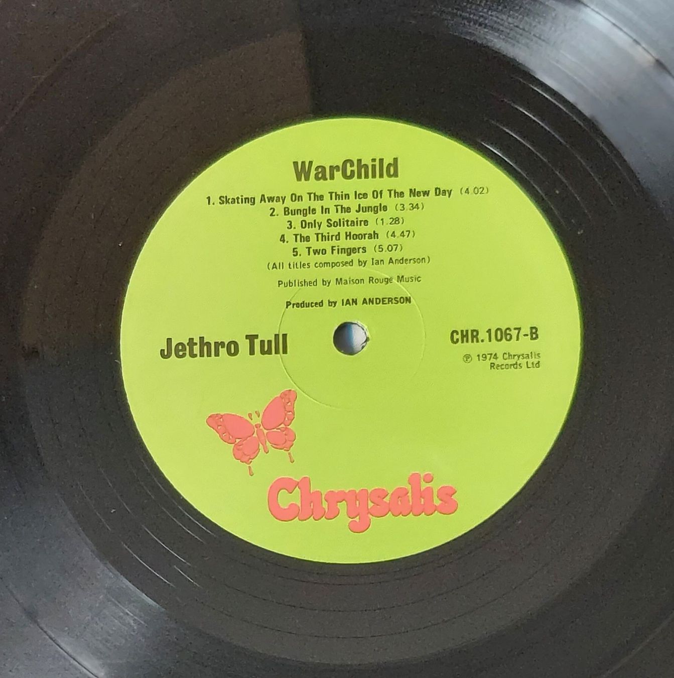 Dischi in vinile: LP - JETHRO TULL - WAR CHILD – Usato da Steckborn venduto da Quo7 2