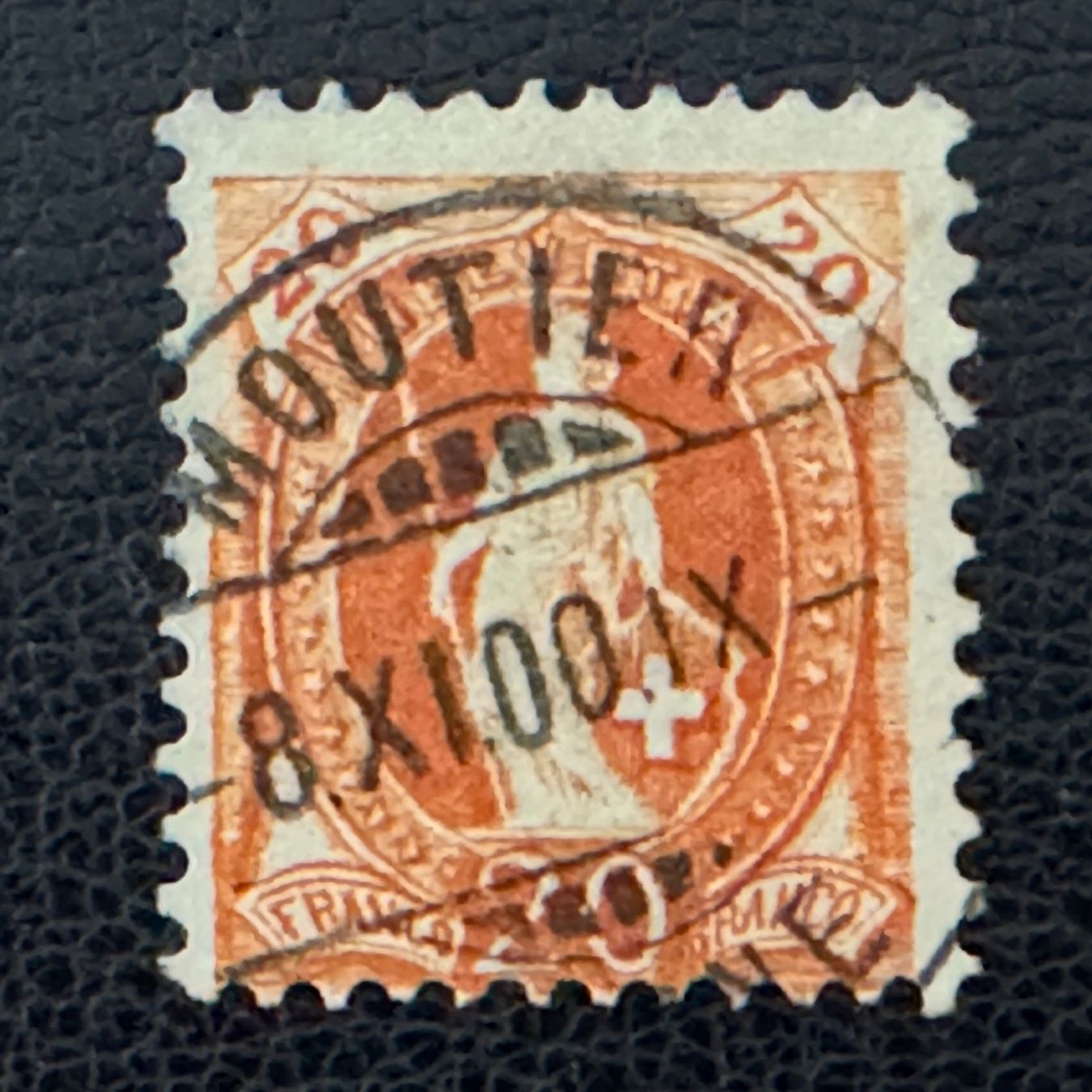 Tutti i francobolli: Stehende Helvetia 1895, 66D, gestempelt – Usato da Stallikon venduto da HILDECH1 1