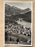 Alte Ansichtskarte St. Moritz Piz Languard 1929 frankiert