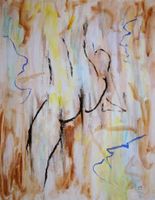 Acryl auf Papier: What are you looking at