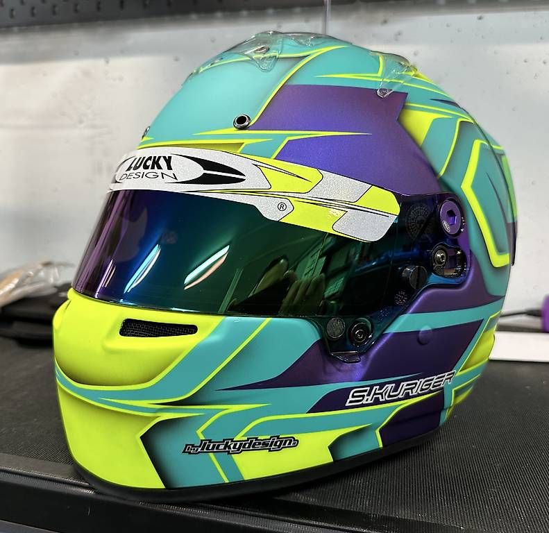 Caschi & visiere: Bell RS7-K Kart Helm LuckyDesign – Usato da Einsiedeln venduto da Stanmarsh 1