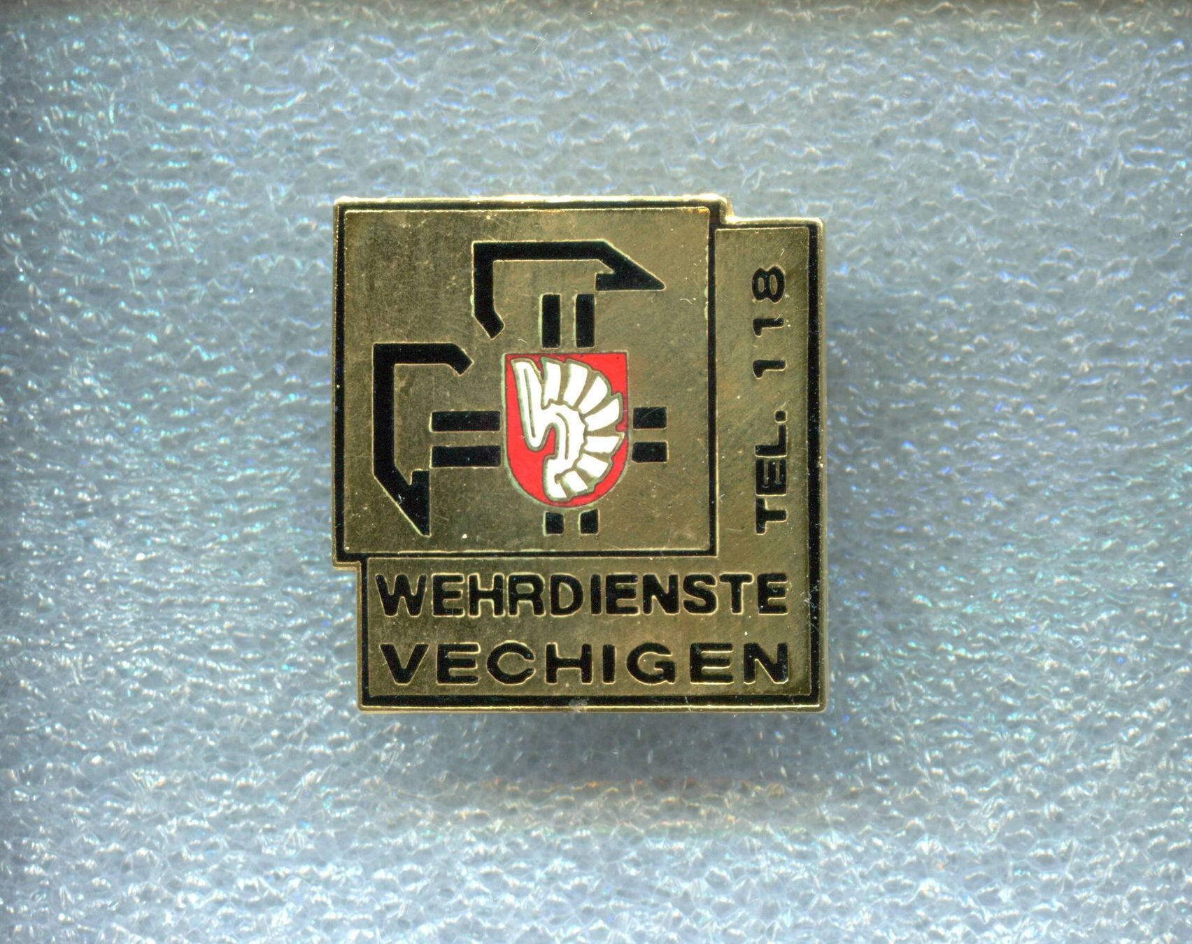 Placchette & Badge: FEUERWEHR  Vechigen – Usato da Winterthur venduto da Sammleroase