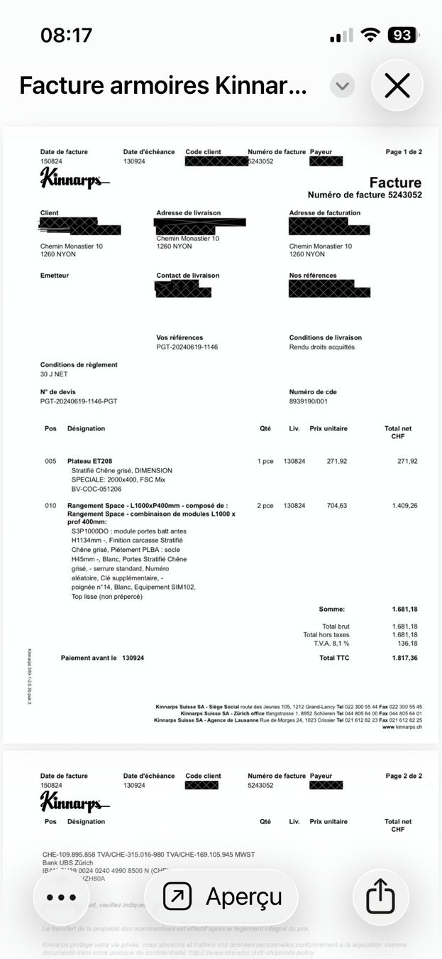 Armadi: Armoires de bureau – Usato da Nyon venduto da Paquerettes 2