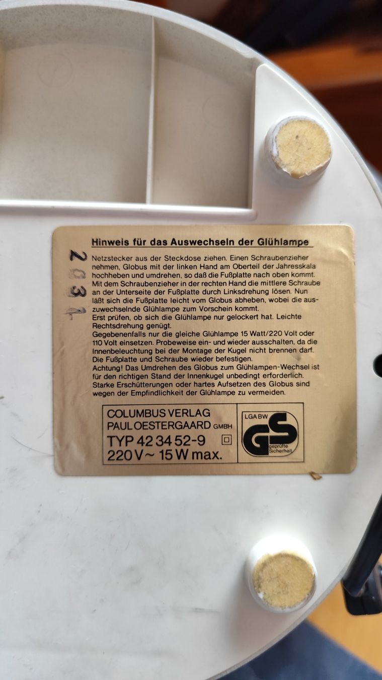 Autres décorations & accessoires: Columbus Leuchtglobus – D'occasion à Horw par Marabu111 5