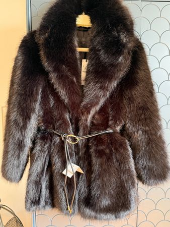 Zara cappotto pelliccia sintetica
