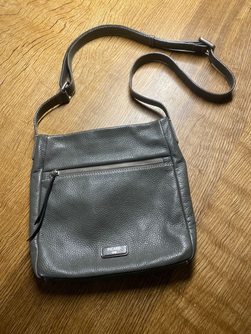 Picard Borse: *PICARD* TASCHE/HANDTASCHE Leder grau/anthrazit – Usato da Frauenfeld venduto da Boldi46