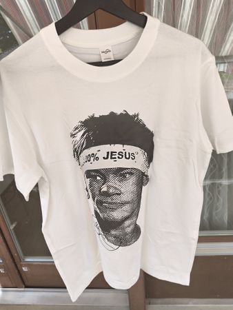 T-Shirt Herren weiss mit Print Grösse M neu