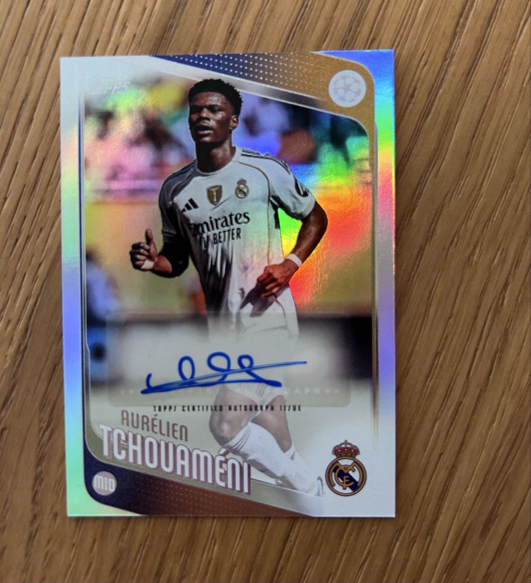 Topps Carte collezionabili: Topps Real Madrid C.F. Aurélien Tchouameni – Nuovo (secondo la descrizione) da Ibach venduto da Expert_Group