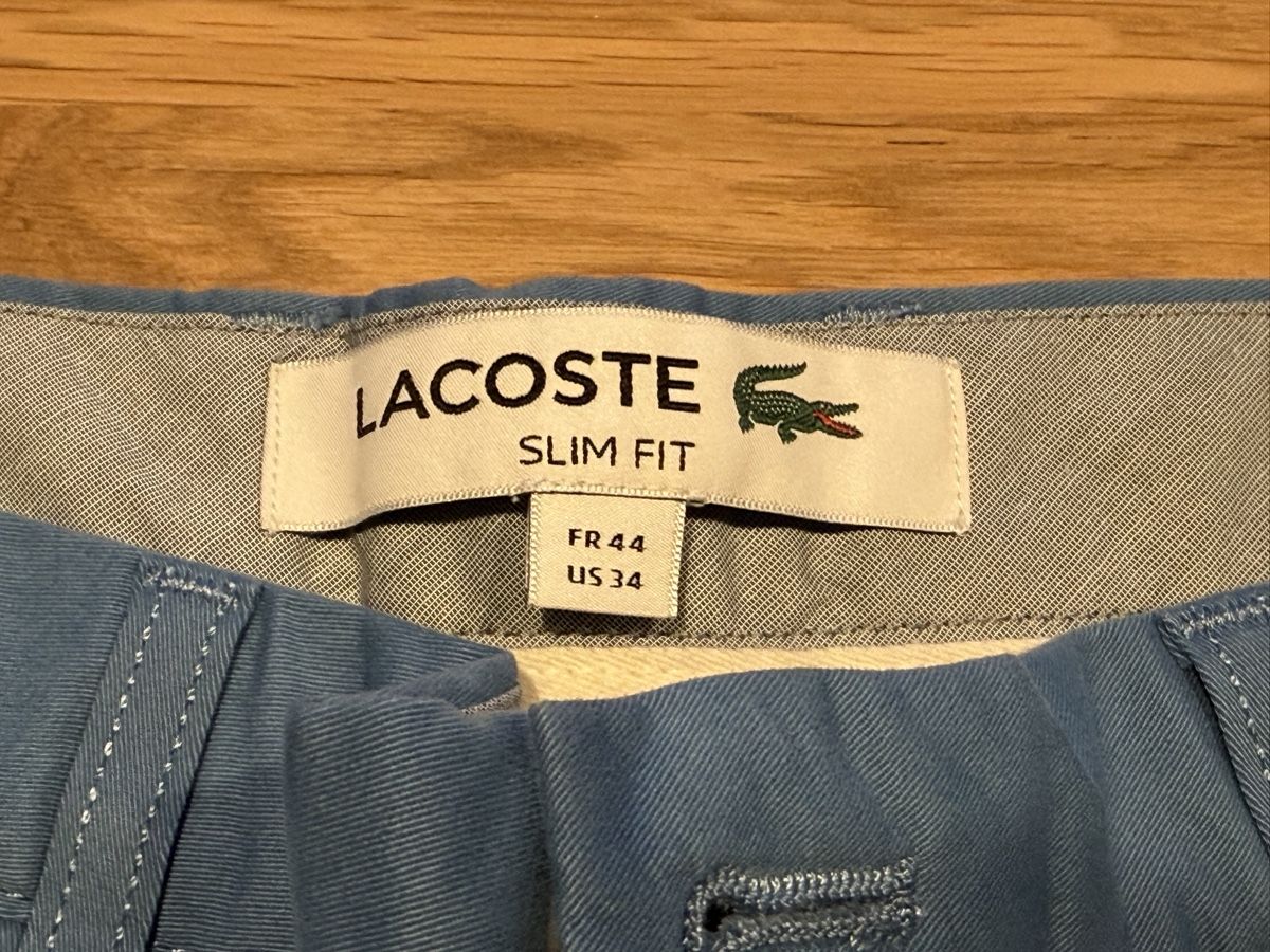 Lacoste Pantaloni: Lacoste Chino-Hose Gr. 44/US34 – Nuovo e nell'imballaggio originale da Erlenbach ZH venduto da hessg 5