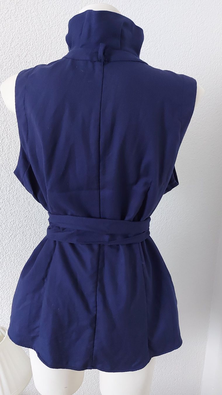 Blusen: Elegante Damenbluse dunkelblau VAN LACK – Gebraucht aus Nebikon von Draga25 4