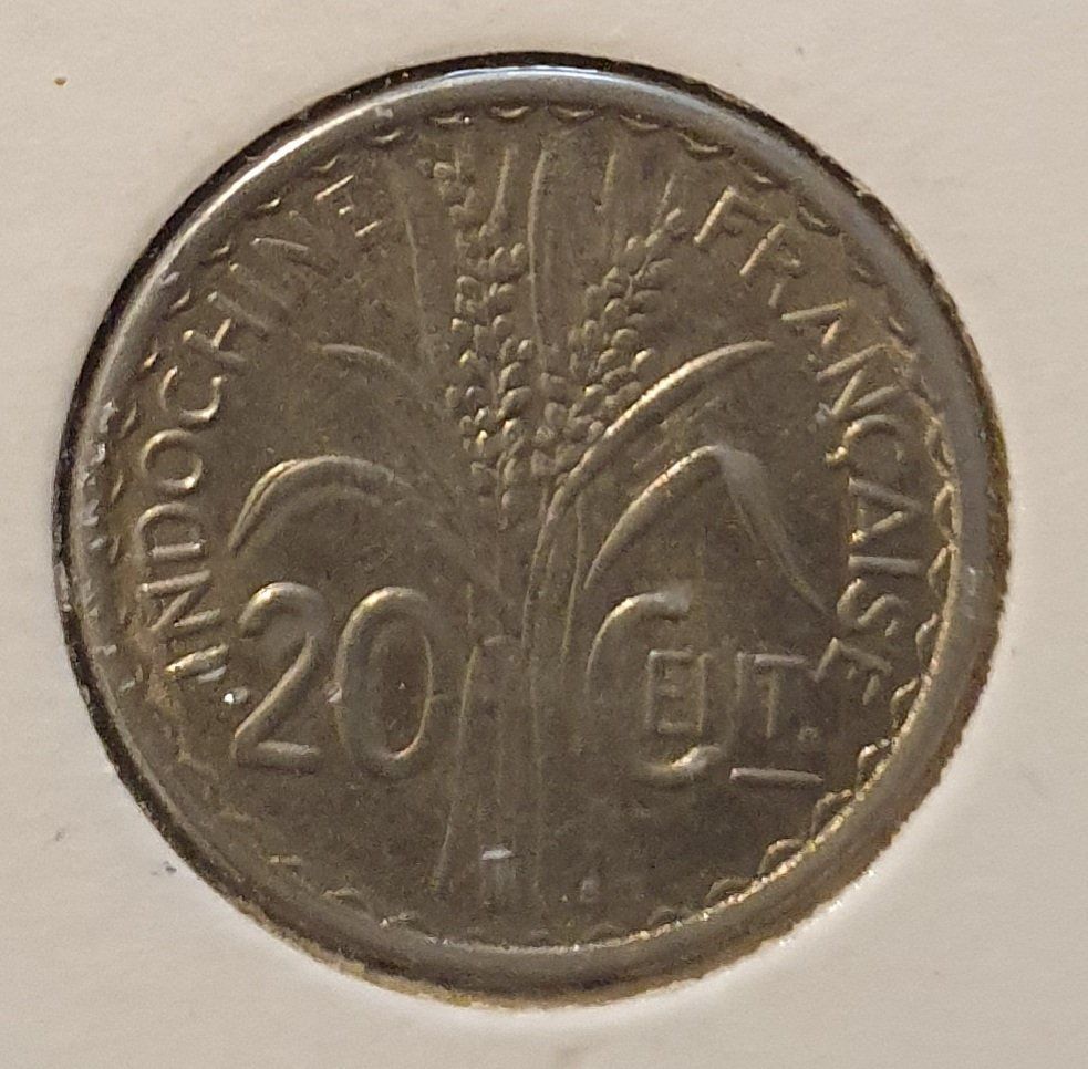 Tutti le monete: Franz. Indochina 1941 20 Cent. – Usato da Egerkingen venduto da Acc1 1
