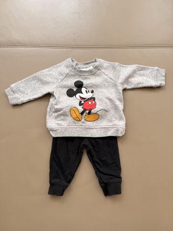 Baby Outfit Disney Mickey Mouse Pullover Pants 3 Months