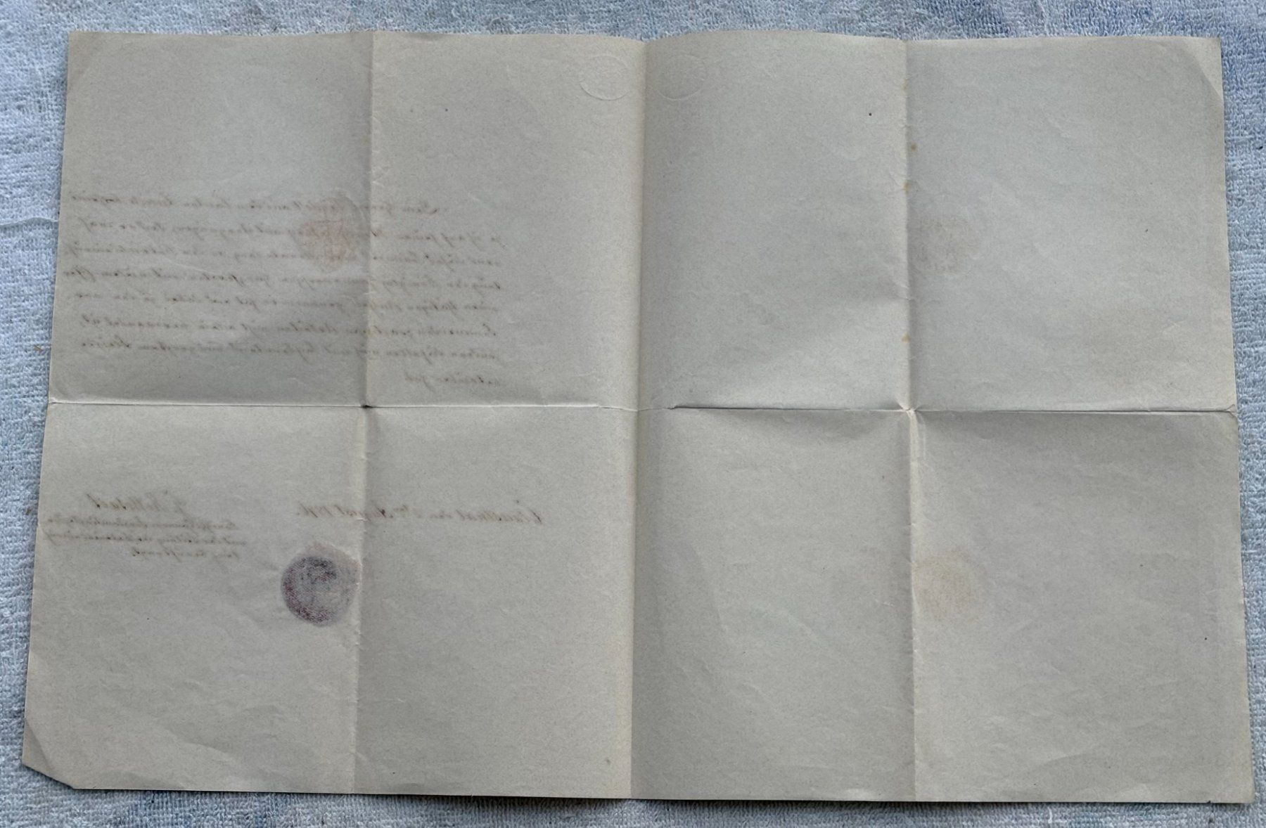 Documenti: VINTAGE BRIEF CLAUSTHAL AUGUST 1846 – Usato da Ostermundigen venduto da crazy-horse-1840 1