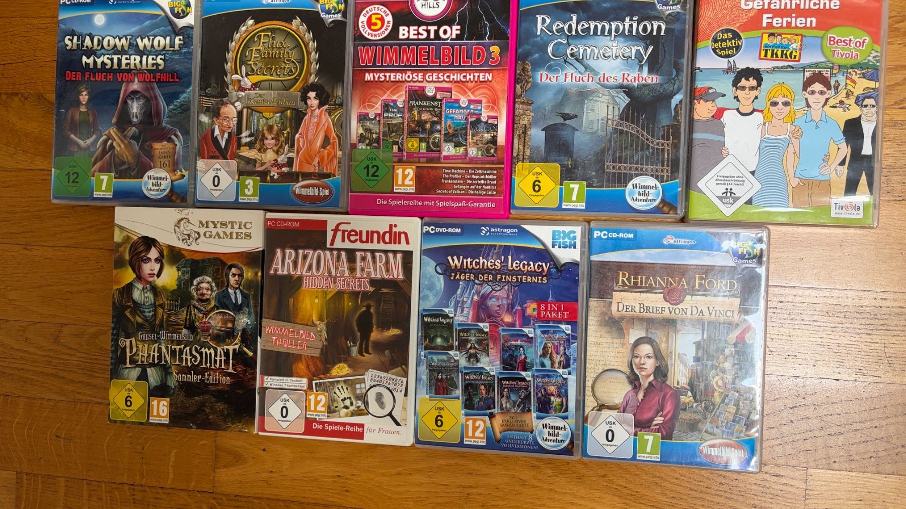 Giochi: 19 PC Spiele Sammlung - Flight Simulator/Castle Wolfenstein – Usato da Zürich venduto da Woodstock1 2