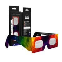 2x Sonnenfinsternis-Papierbrille / Sonnenfinsternisbrille