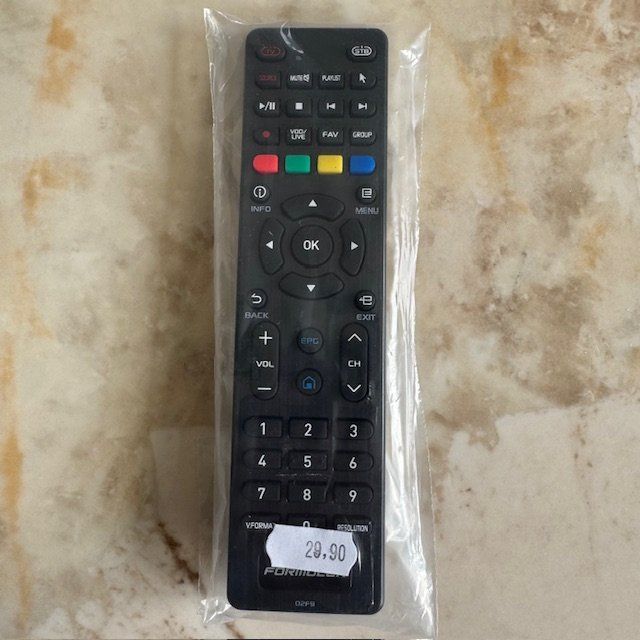 Formuler Telecomandi: Télécommande originale Formuler – IR Remote Control – Nuovo e nell'imballaggio originale da Coppet venduto da HDShop