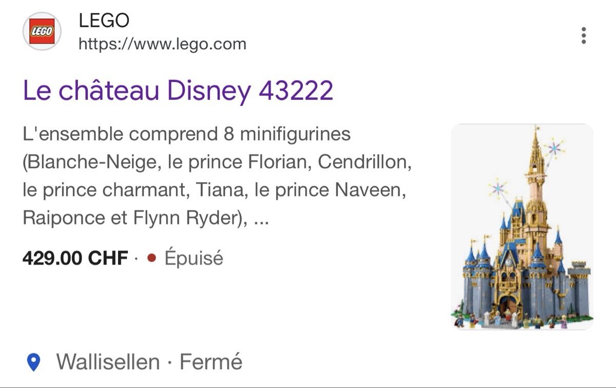 Lego Kit di costruzioni: Lego Disney Castle 43222 – Usato da Bonstetten venduto da Johanne_Lamalle 4