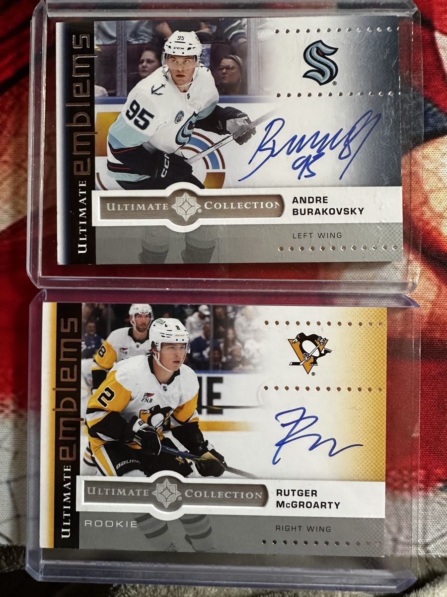 NHL Sammelbilder & Trading cards: 2 NHL Ultimate Emblems Sammelkarten – Neu (gemäss Beschreibung) aus Bremgarten b. Bern von sisec17