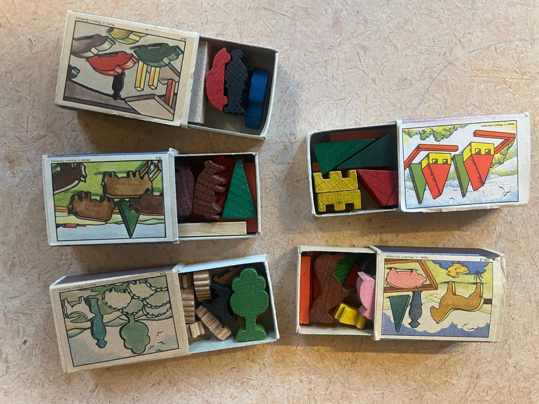 Giochi: Spiel Streichholzschachteln – Usato da Dornach venduto da Josef11 1