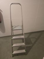 Stehleiter Aluminium 4 Stufen ca. 90cm gebraucht
