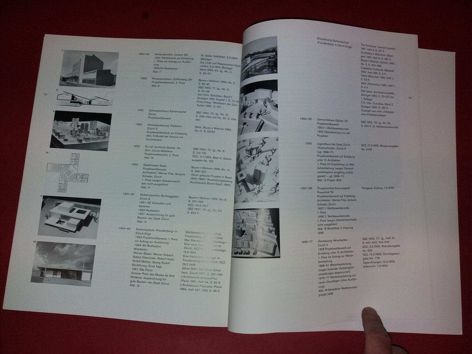 Libri: Freudenberg Jacques Schader Kantonsschule Zürich ARCHITEKTUR – Usato da Welschenrohr venduto da Regool 6