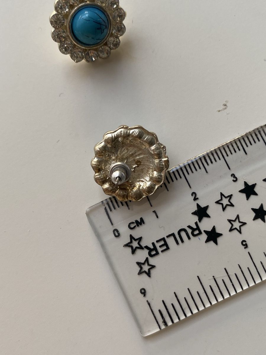 Orecchini pendenti & Orecchini a lobo: Vintage Silberne Turquoise Ohrringe – Usato da Givisiez venduto da dor_xb9k 1