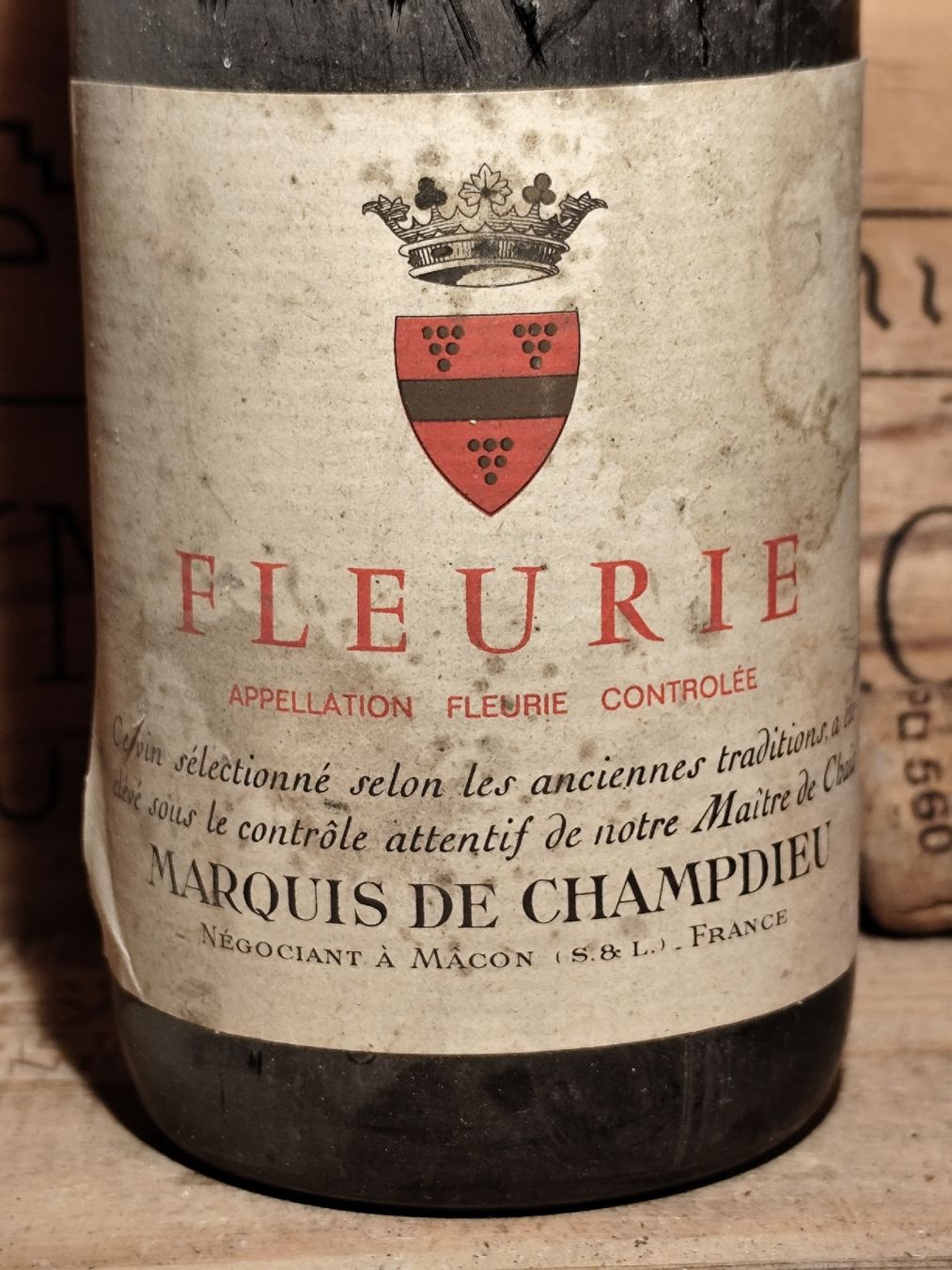 Vino: 1969 Fleurie Marquis de Champdieu – Nuovo (secondo la descrizione) da Büsserach venduto da Vintage-vins