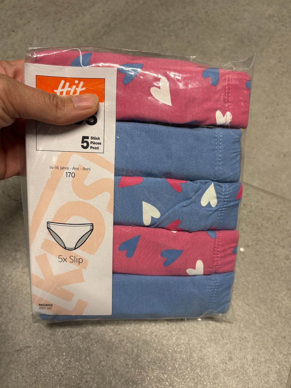 Biancheria intima: 5x Slips filles Taille 170 Neuf – Nuovo (secondo la descrizione) da Salvenach venduto da gwenwywar