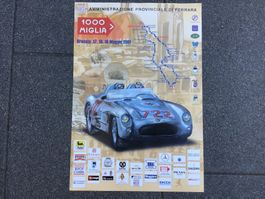 Mille Miglia 2001 Originalplakat ungebraucht Topzustand