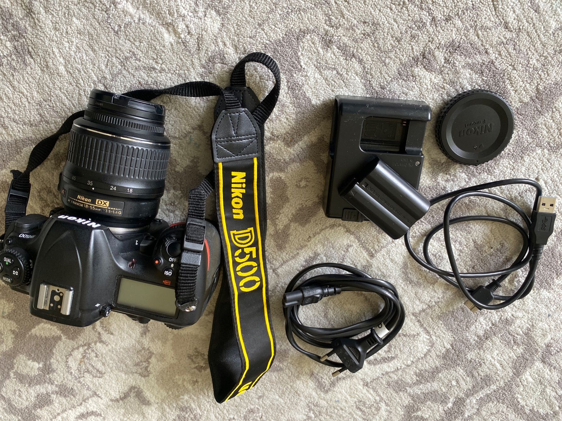 Nikon Fotocamera: Nikon D500 + 18-55 mm Lens – Usato da Adliswil venduto da rak_5nxl