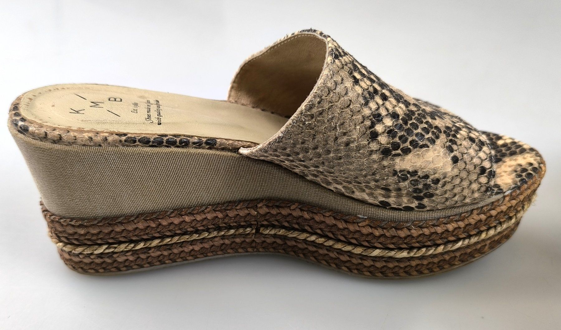 Damenschuhe: Pantoletten aus Schlangenleder – Gebraucht aus Rüti ZH von Restwert_Rueti_ZH 3