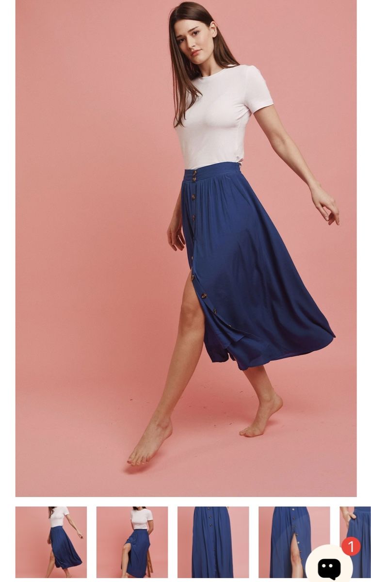 Röcke: Berthie red skirt midi – Neu (gemäss Beschreibung) aus Weiach von skynat 4