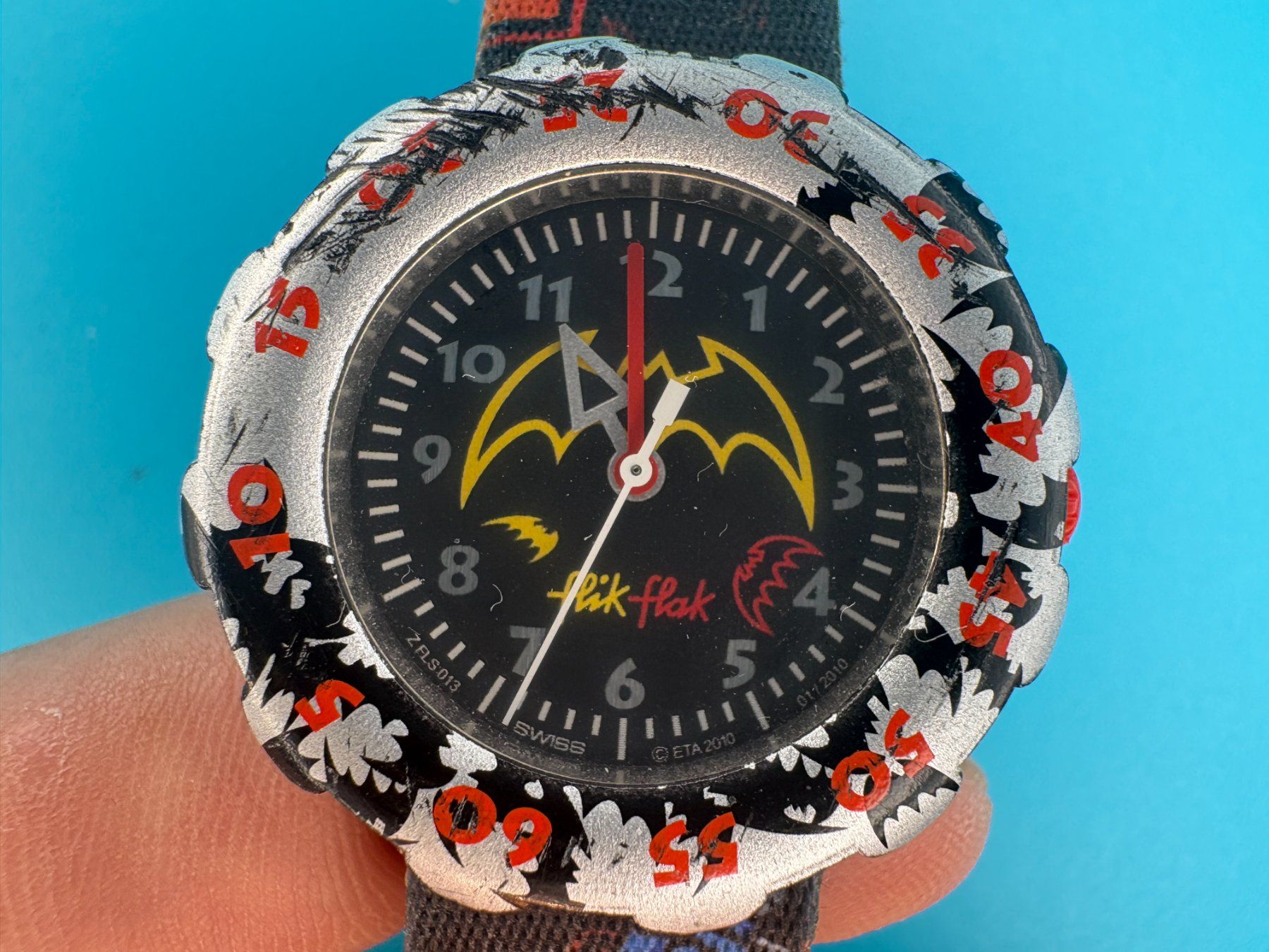 Flik Flak Orologi: Flik Flak Uhr Batman – Usato da Elgg venduto da Jo_Naj 3