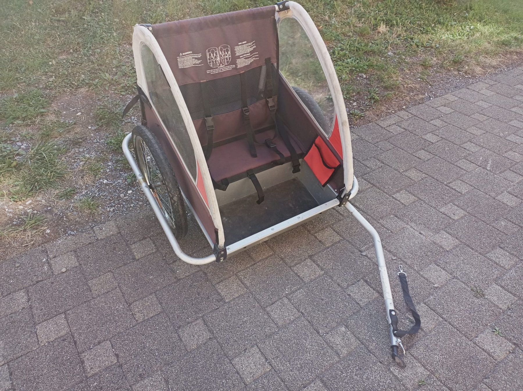 Anhänger: Kinderfahrradanhänger für 1 oder 2 Kinder – Gebraucht aus Azmoos von Hach62 2