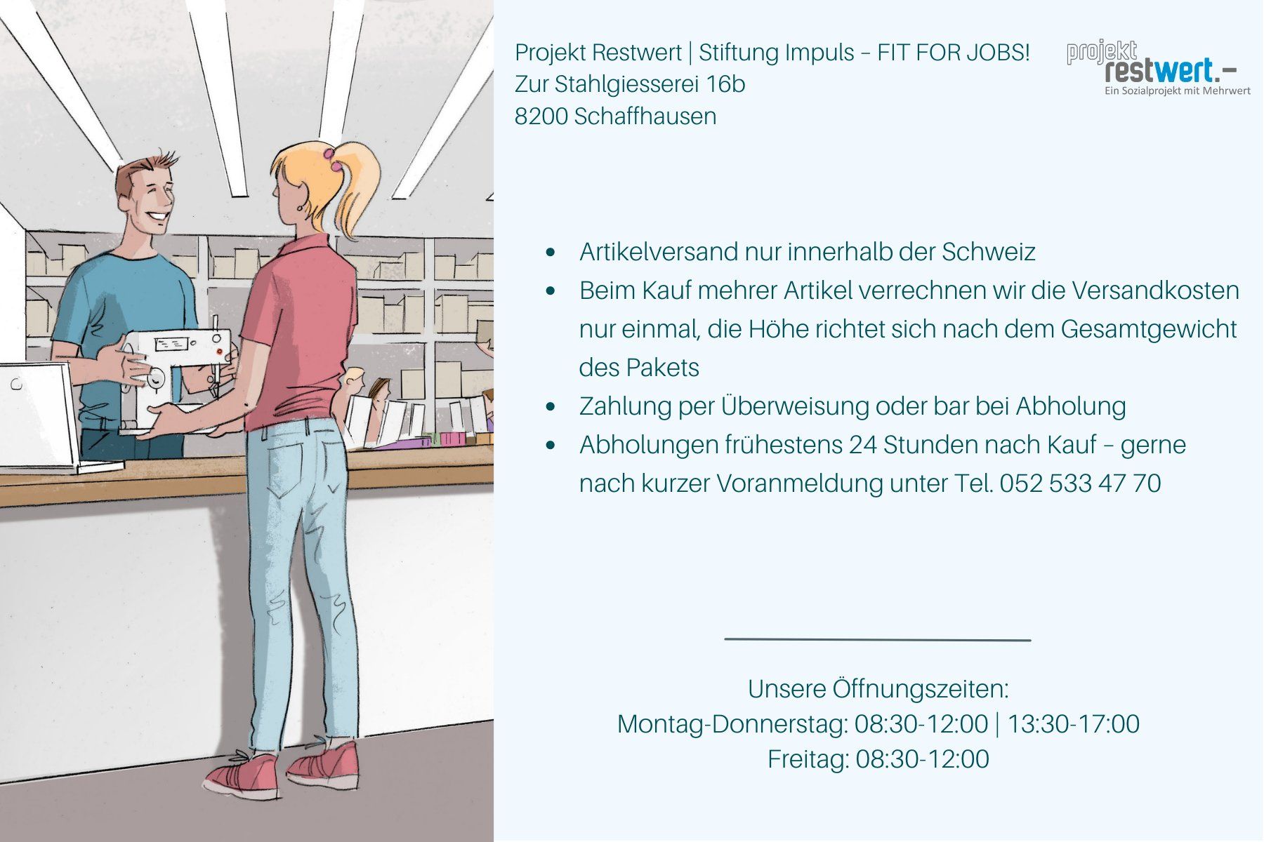 Blasinstrumente: Rufhorn mit Mundstück an Schnur – Gebraucht aus Schaffhausen von  6
