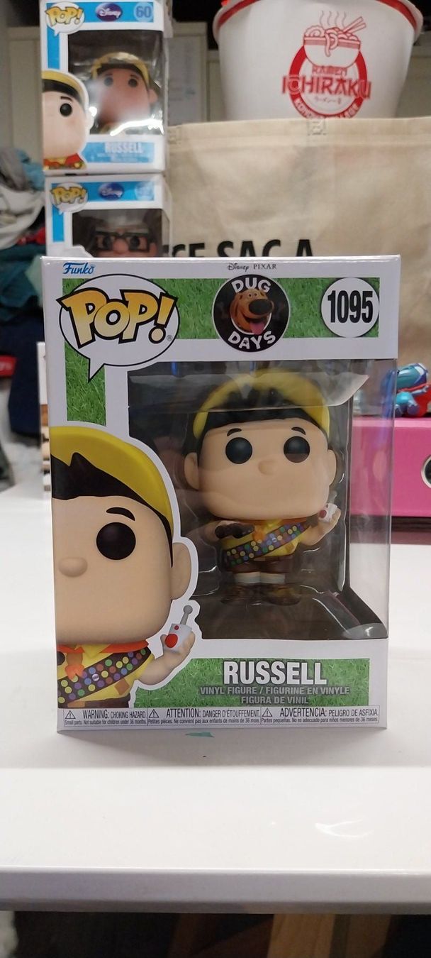 Funko Statuette: Funko POP! Dug Days 1095 - Russell – Nuovo e nell'imballaggio originale da Saxon venduto da dan_drn5