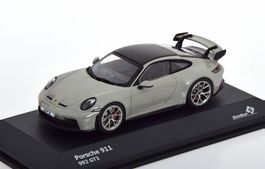 Porsche 911 / 992 GT3 seit 2021 grau / schwarz    1:43