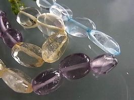 MULTI STONE -1-Ovale 5x7-8x10mm 1 Strang