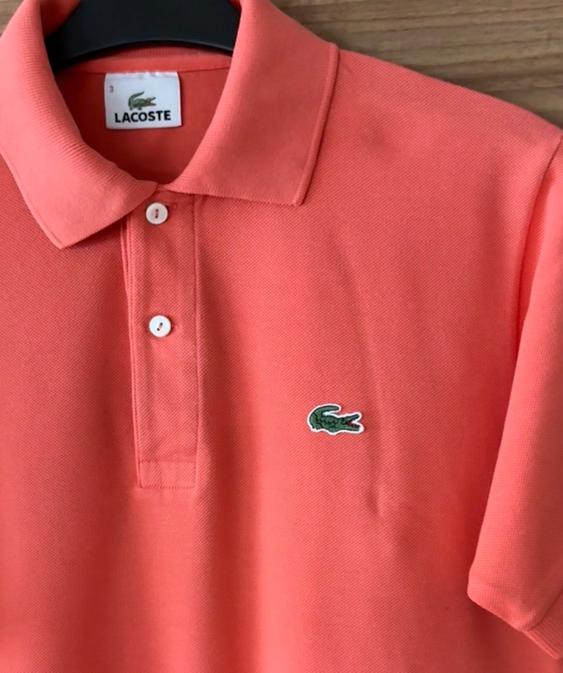 Lacoste Magliette Polo: Lacoste Polo Farbe Lachs Gr. 3 = S – Usato da Wabern venduto da fengshui63