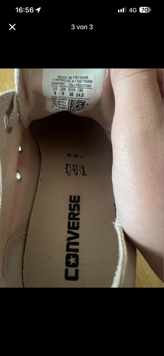 Converse Chaussures femmes: Converse All Star Gr. 39 – D'occasion à Walenstadt par lua_69nw 2