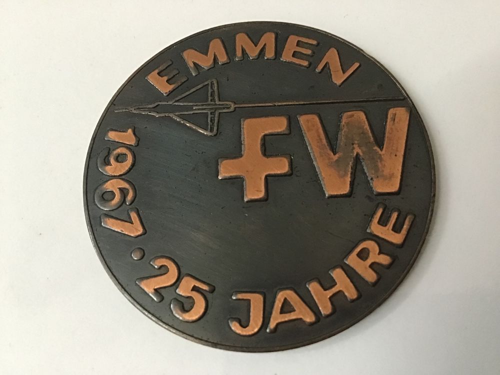 Blechpostkarte „Flugzeug Werke München“ – 10x14 Cm, Retro Design – Beschreibbar, Mit Aufhänge-Löchern