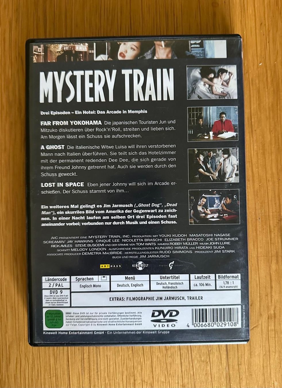 Tous les DVDs: DVD Mistery Train by Jim Jarmusch – D'occasion à Birmensdorf ZH par bossagrooves 1