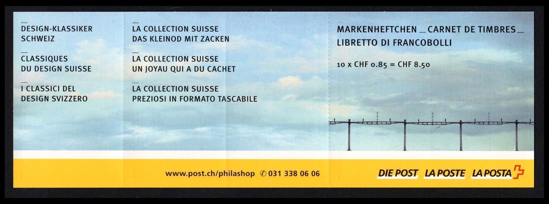 Tutti i francobolli: Markenheft CH Design**  Bahnhofuhr – Nuovo (secondo la descrizione) da Dottikon venduto da haeusibuh5 1