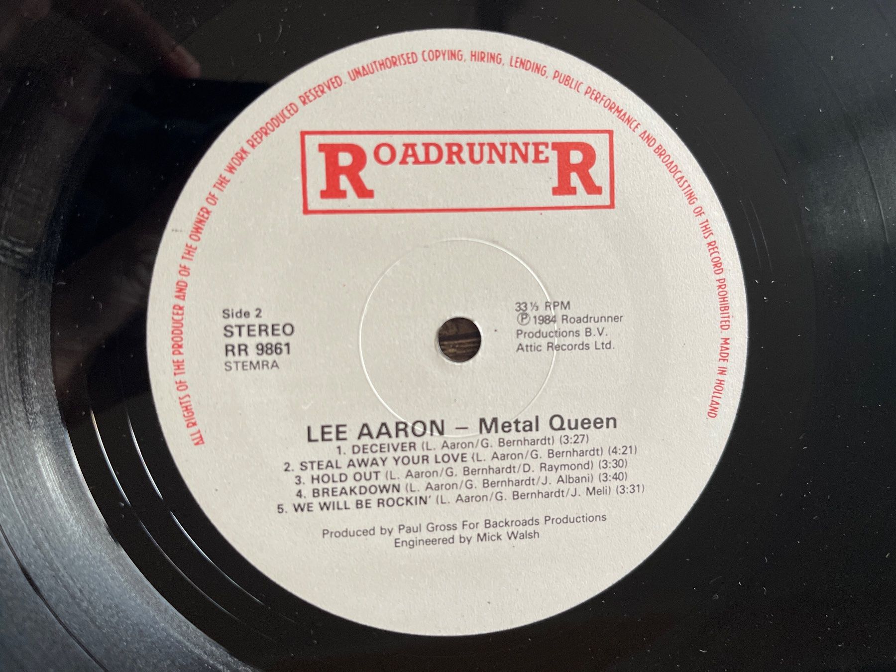 Dischi in vinile: A80/Lee Aaron - Metal Queen – Usato da Frutigen venduto da Philippe_jsp 2